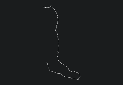 Animated GPX track of route Achenkirch Cycling