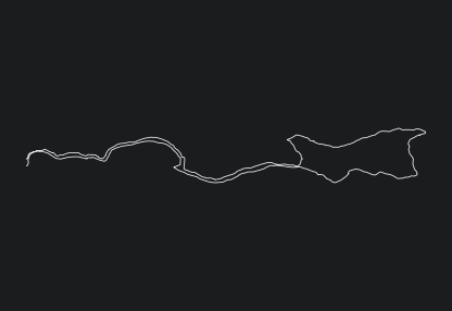 Animated GPX track of route Natters Trail Running