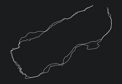 Animated GPX track of route Axams Backcountry Skiing
