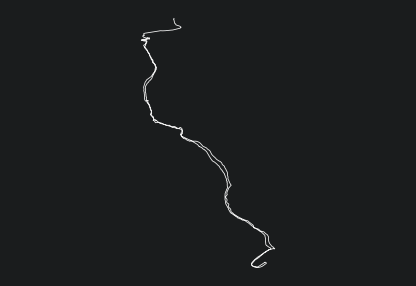 Animated GPX track of route Götzens Backcountry Skiing