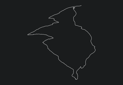 Animated GPX track of route Götzens Backcountry Skiing