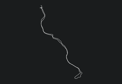 Animated GPX track of route Götzens Backcountry Skiing