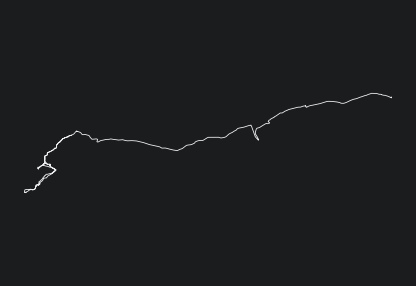 Animated GPX track of route Sankt Sigmund im Sellrain Backcountry Skiing
