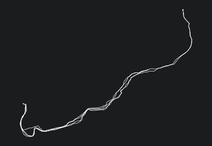 Animated GPX track of route Axams Backcountry Skiing