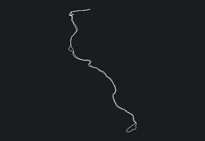 Animated GPX track of route Götzens Backcountry Skiing