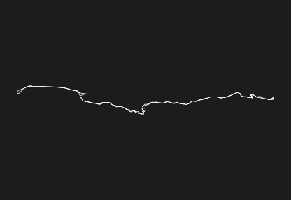 Animated GPX track of route Agglsspitze