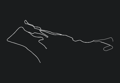 Animated GPX track of route Silz Cross Country Skate Skiing