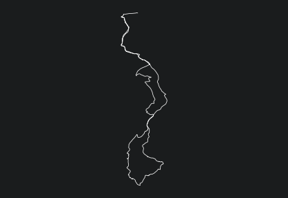 Animated GPX track of route Nockspitze Couloir