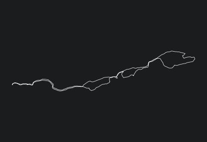 Animated GPX track of route Natters Trail Running