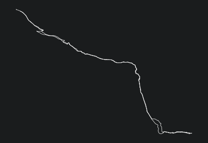 Animated GPX track of route Bockkogel West Couloir